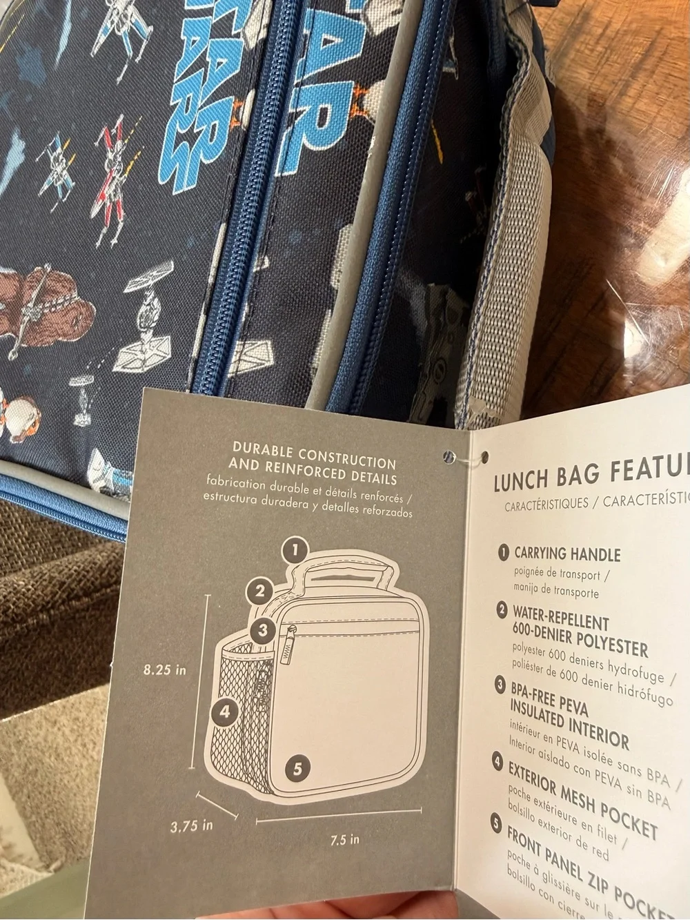 NWT Pottery Barn Kids Star Wars Classic Lunch Box